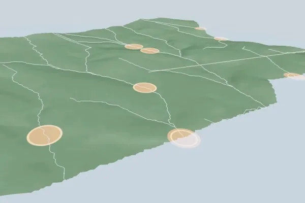 3D visualization of solar site