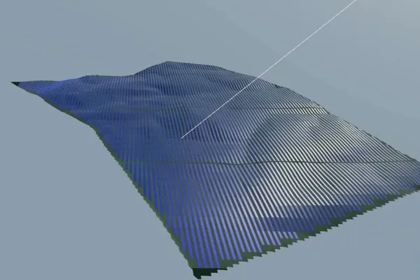 Shadow simulation with overlays